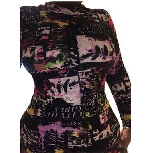 Pop Art Waffle Knit Hoodie